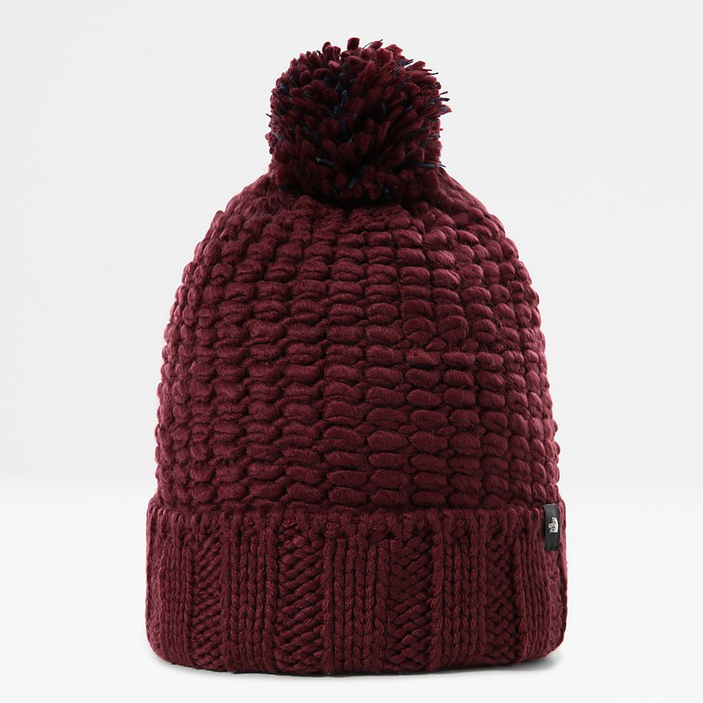 The North Face Beanies Mens Australia - The North Face Cosy Chunky Red Mountain (LPM-901286)